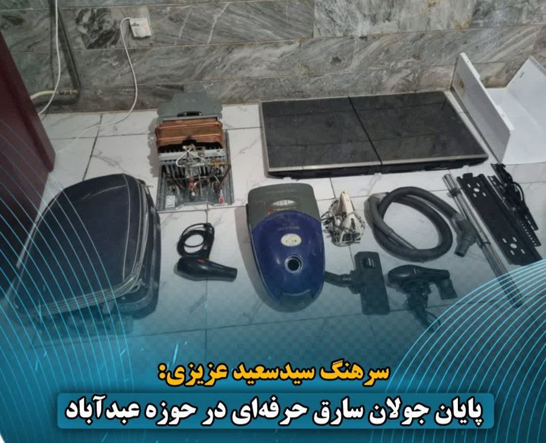 پایان جولان سارق حرفه‌ای در حوزه عبدآباد